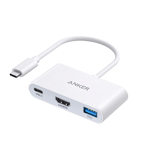 Концентратор Anker PowerExpand 3-in-1 USB-C PD Hub